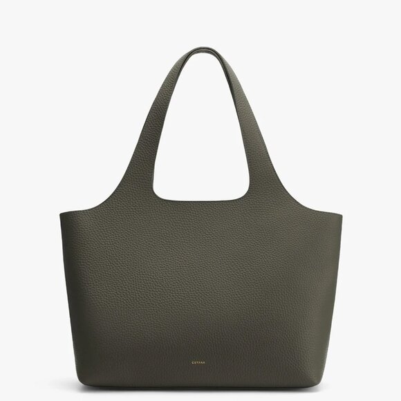 Cuyana System Tote - 16 inch Dark Olive - Picture 2 of 5